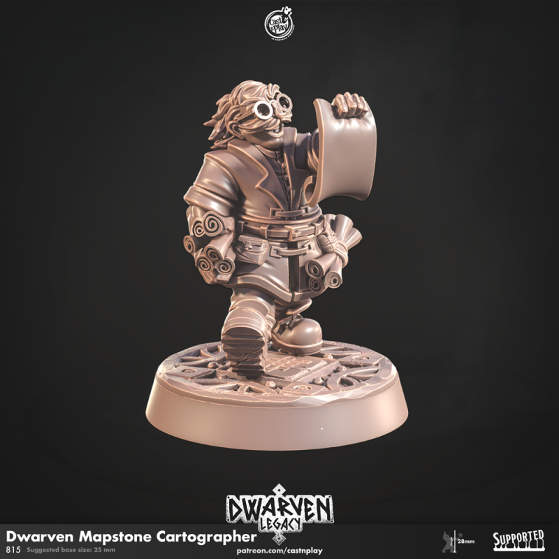 Dwarven Mapstone Cartographer No. 815