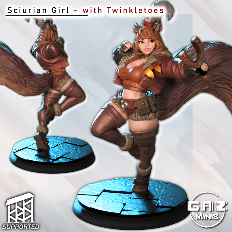 Sciurian Girl with Twinkletoes