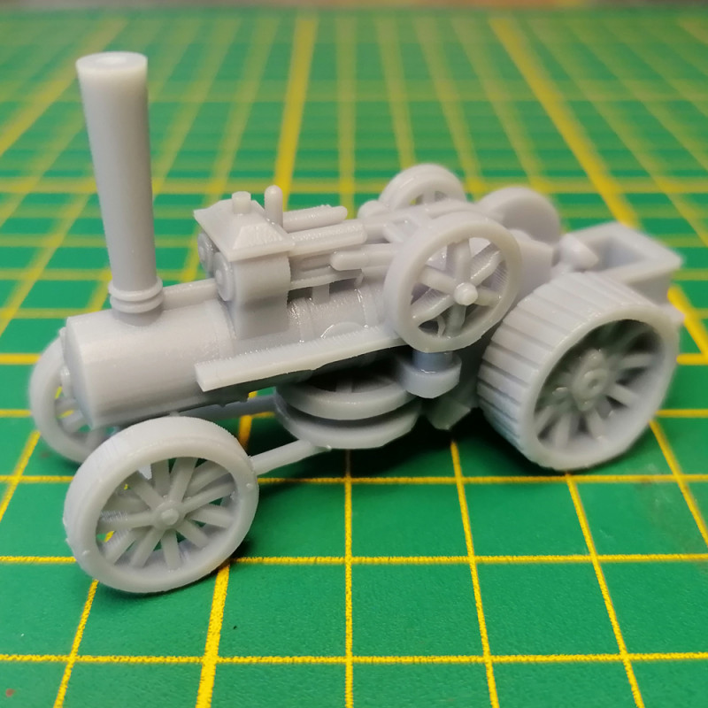 Dampftraktor Fowler 4B Spur H0 1:87