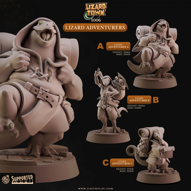 Lizard Adventurers No. 1006