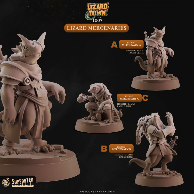 Lizard Mercenaries No. 1007