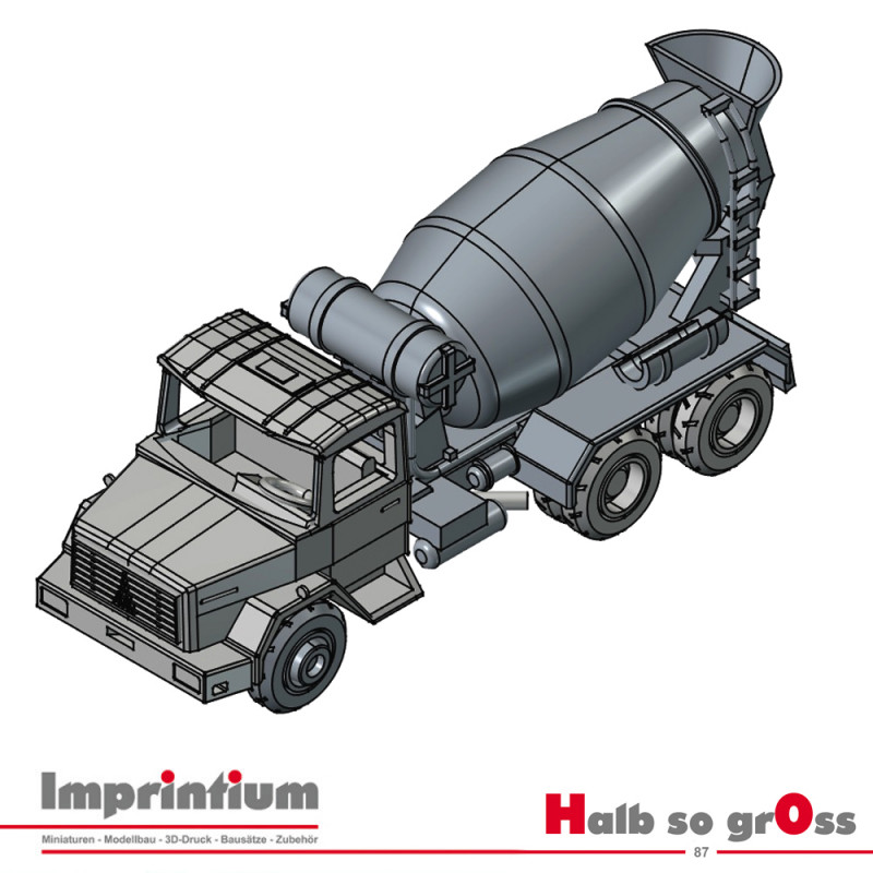 Magirus Deutz Betonmischer 1:87
